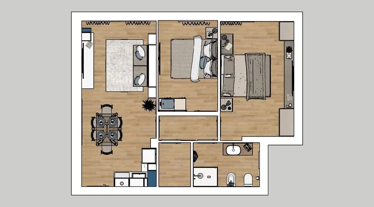 Jesolo Fronte Mare Pineta - Jl Blue Apartments C5